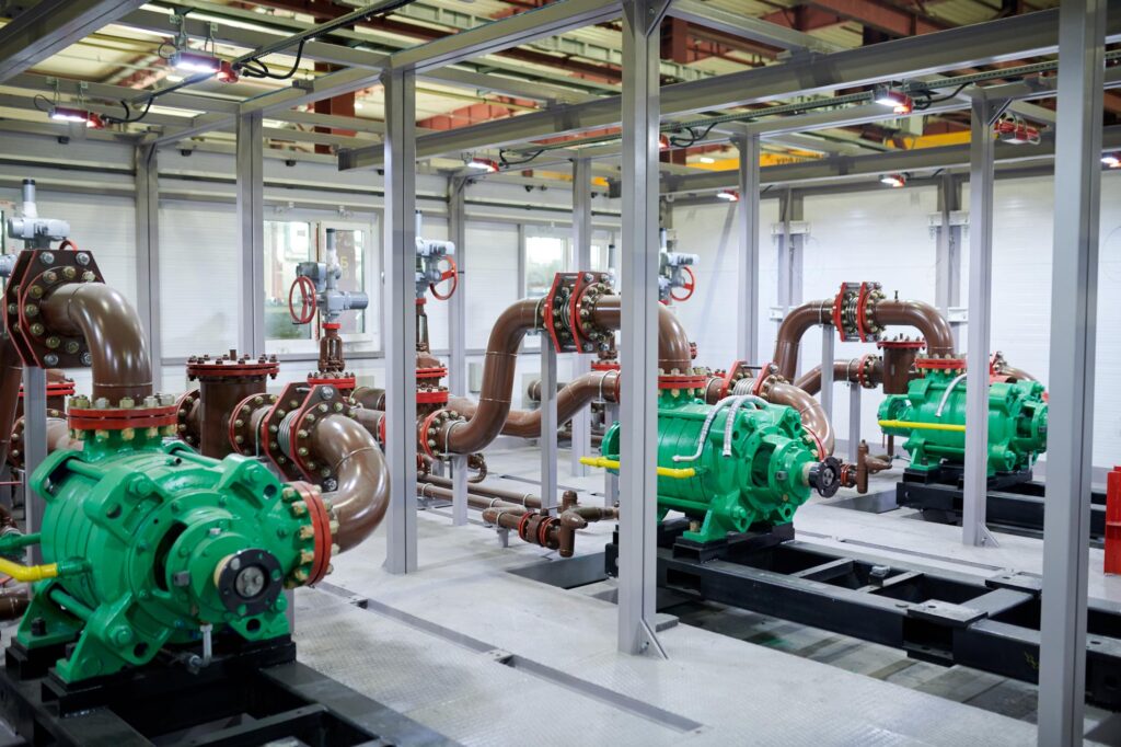 plumbing parts at factory